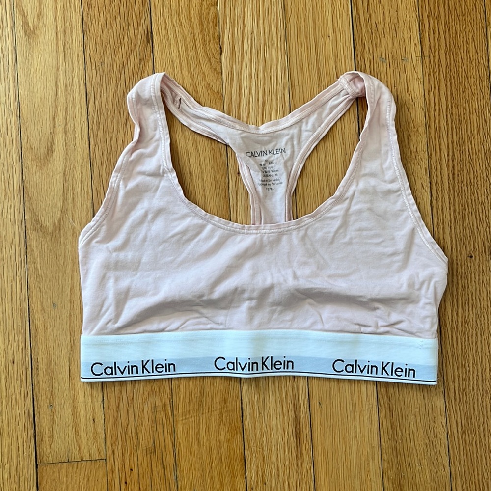 Calvin Klein pink bra